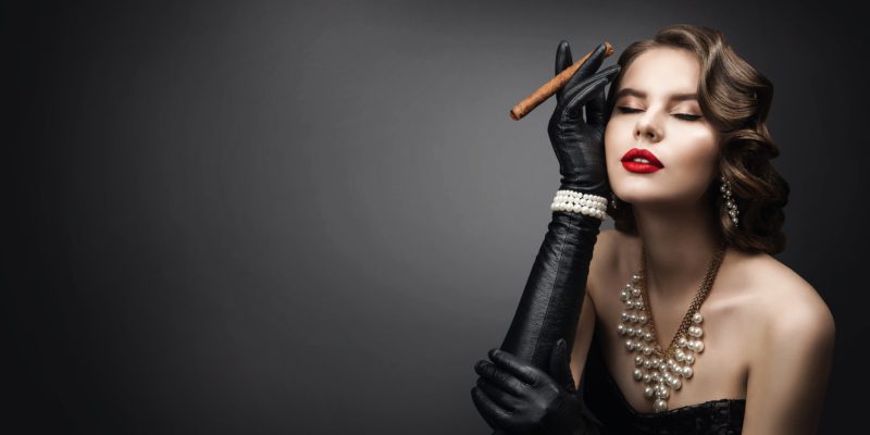 women smoking cigars is more prevalent than you might think